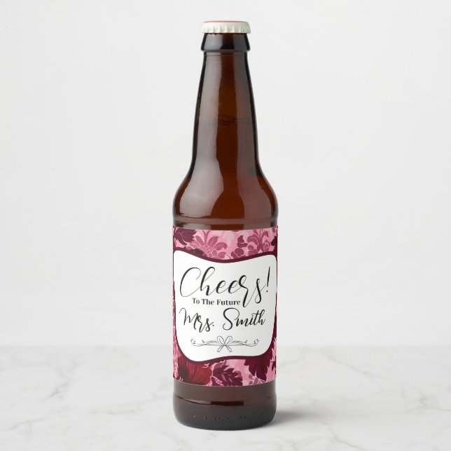 Set für Lebensmittel und Getränke Bierflaschenetikett (Vorderseite)