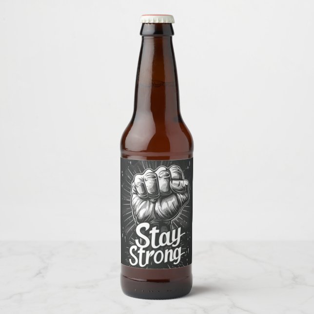 Set für Lebensmittel und Getränke Bierflaschenetikett (Vorderseite)