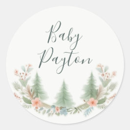 Set für Lebensmittel und Getränke Runder Aufkleber