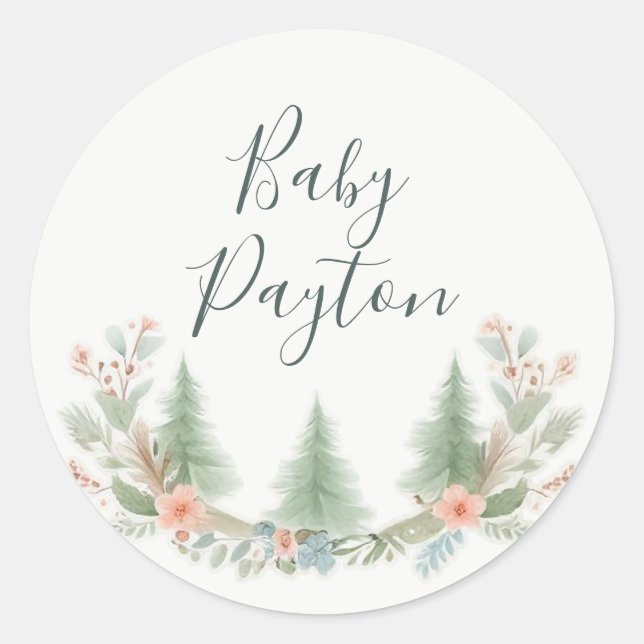 Set für Lebensmittel und Getränke Runder Aufkleber (Vorderseite)