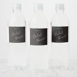 Set für Lebensmittel und Getränke Wasserflaschenetikett