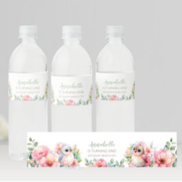 Set für Lebensmittel und Getränke Wasserflaschenetikett