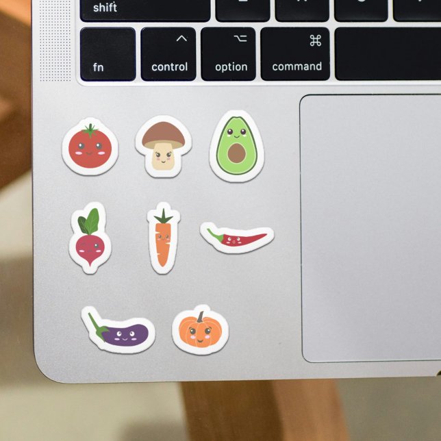 Set für niedliche Gemüse Aufkleber (Cute Vegetables Stickers Set)