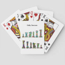 Set für Spielspieler Regenbogenfarbschachfiguren