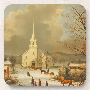 Set für Vintage Country Services von Cork-Unterset Untersetzer