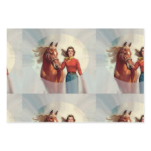 Set für Vintage Reitpapier