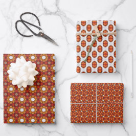 Set Fuzz Geometrisches Muster I Geschenkpapier Set