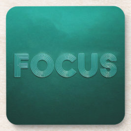 Set "Green Focus Affirmation Untersetzer" Getränkeuntersetzer