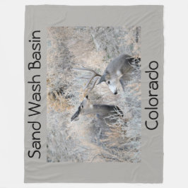 Set Ihr Anblick auf Sand-Wäsche-Becken Fleecedecke