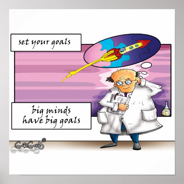 Set Ihrer Ziele Poster (Vorne)