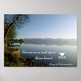 Set Me As A Seal Upon Thine Heart Poster