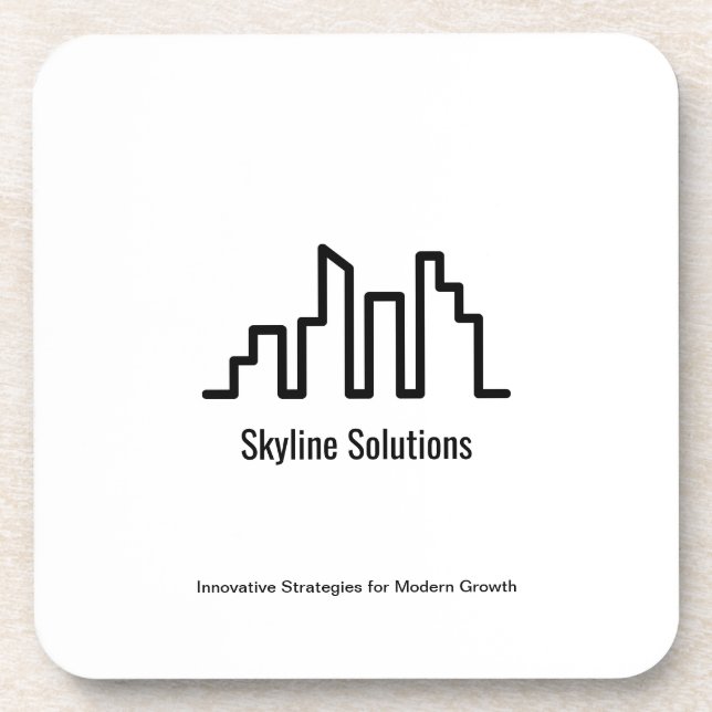 Set mit 6 Untersetzer mit weißem, elegantem Cork B (Vorderseite)