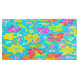 Set mit Blumenbeet Kissenbezug