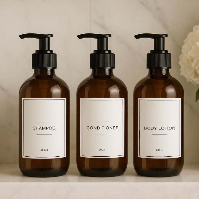 Set of 12 Personalized Waterproof Household Labels (Von Creator hochgeladen)