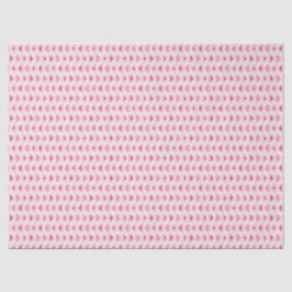 Set of 3-Modern Light Pink & Red Hearts Seidenpapier