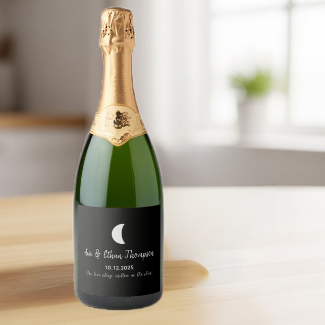 Set of 6 Personalized Champagne/Wine Bottle Labels (Von Creator hochgeladen)