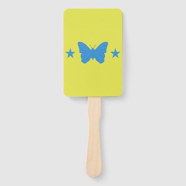 Set of hand fans with flag of Bady Bassit Fächer (Vorderseite)