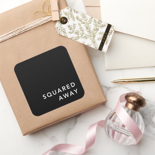 Set Quadratischer Aufkleber (Schenken)