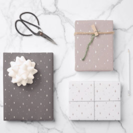 Set, romanische Hochzeit in Tropen Geschenkpapier Set