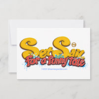 Set Sail for Funny Tale Flat Danke Karte