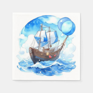 Set Sail: Kinderdusche Serviette