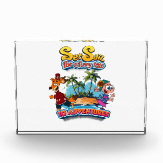 Set Segel für ein Abenteuer auf der Insel Fotoblock