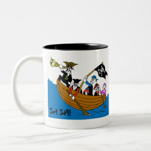 Set-Segel! Kaffee-Tasse Zweifarbige Tasse
