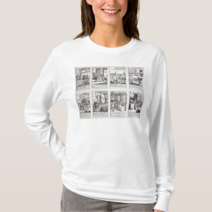 Set Spielkarteschilderung Satirical T-Shirt