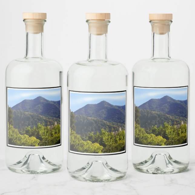 Set Tamalpais Kirche Santa Maria delle Grazie Alkoholflaschenetikett (Flaschen)