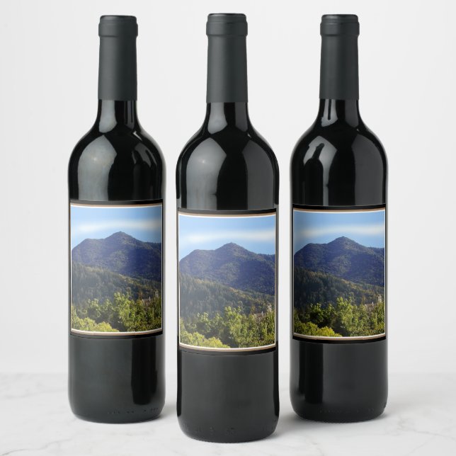 Set Tamalpais Kirche Santa Maria delle Grazie Weinetikett (Flaschen)