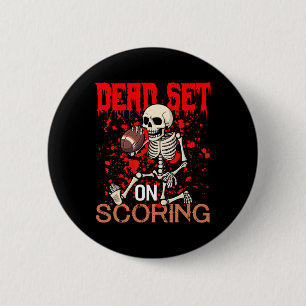 Set über die Punktwertung Skeleton Football Player Button