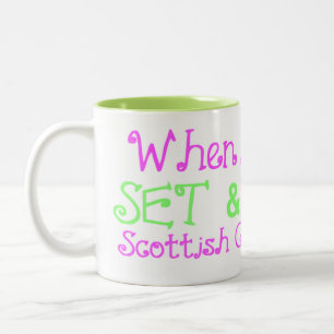 Set und Kreuz 2 Zweifarbige Tasse