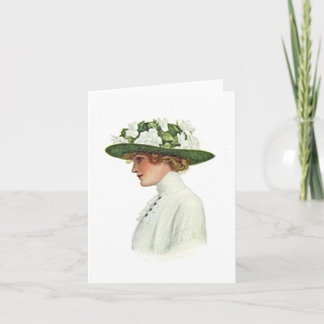 Set Vintage Modewaren Notecard (8) Karte (Vorderseite)