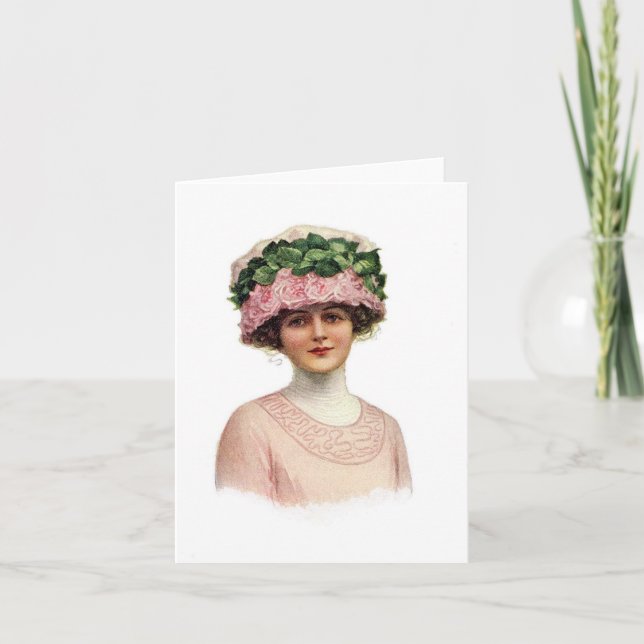 Set Vintage Modewaren Notecards (2) Karte (Vorderseite)