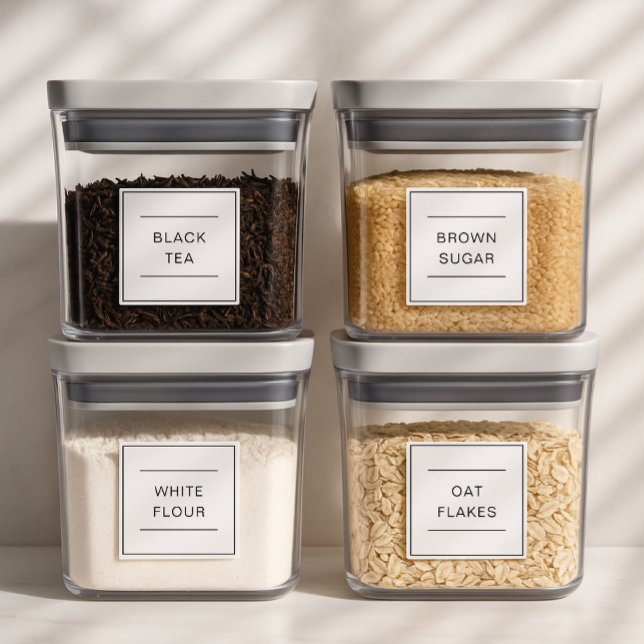 Set von 25 Personalisierten, wasserdichten Küchenl Aufkleber (Von Creator hochgeladen)