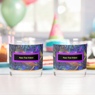 Set von 2 Name Dein Gift Whiskyglas