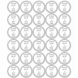 Set von 30 2 Zoll im Ernst nur ein guter Mensch Aufkleber