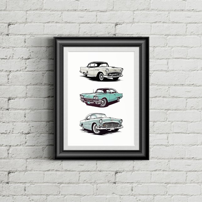 Set von 3 Oldtimer. Poster (Von Creator hochgeladen)