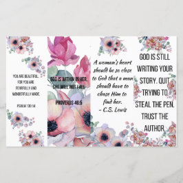 Set von 4 Christlichen Lesezeichen