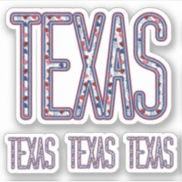 Set von 4 texanischen Imitaten: Applique Fall Lett