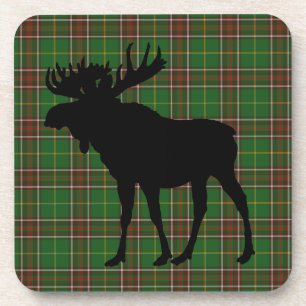 Set von 6 neu gegründeten Tartan Drinks Coasters E Getränkeuntersetzer