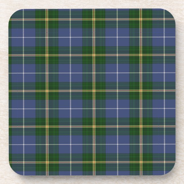 Set von 6 Nova Scotia tartan Drink Coasters Getränkeuntersetzer (Vorderseite)
