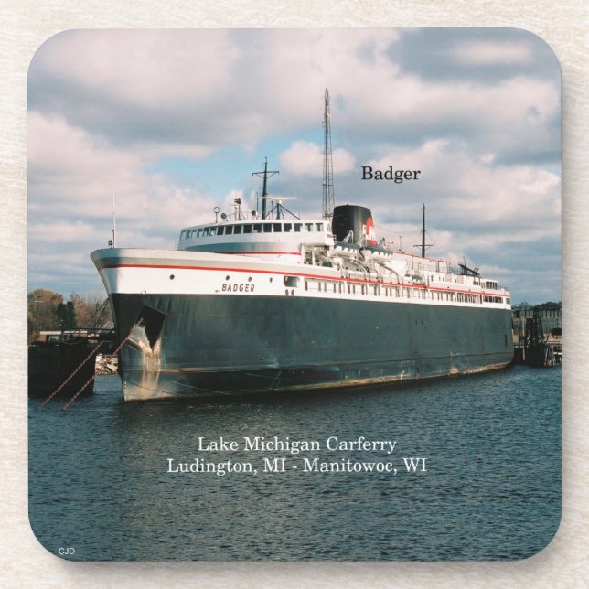 Set von 6 Untersetzer aus hartem Kunststoff (Vorderseite)