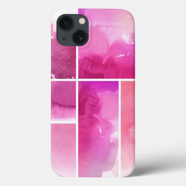 Set von Aquarell abstrakt bemalt 3 Case-Mate iPhone Hülle (Rückseite)
