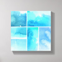 Set von Aquarell abstrakt bemalt 3