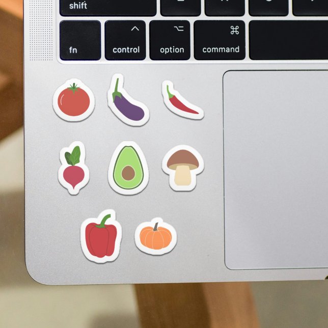 Set von Aufklebern für Gemüse Aufkleber (Set of Vegetables Stickers)