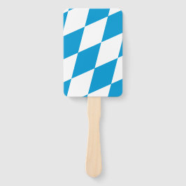 Set von Handfächern mit bayerischer Flagge, Deutsc Fächer