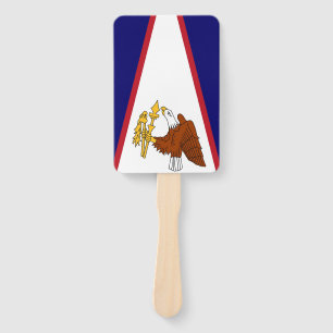 Set von Handfächern mit der Flagge von Amerikanisc Fächer
