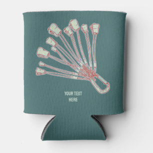 Set von Kletterdrähten Dosenkühler