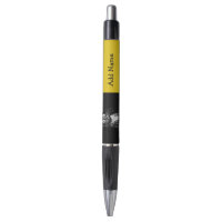 Set von sechs Personalisierten Frazzled Cat Pens